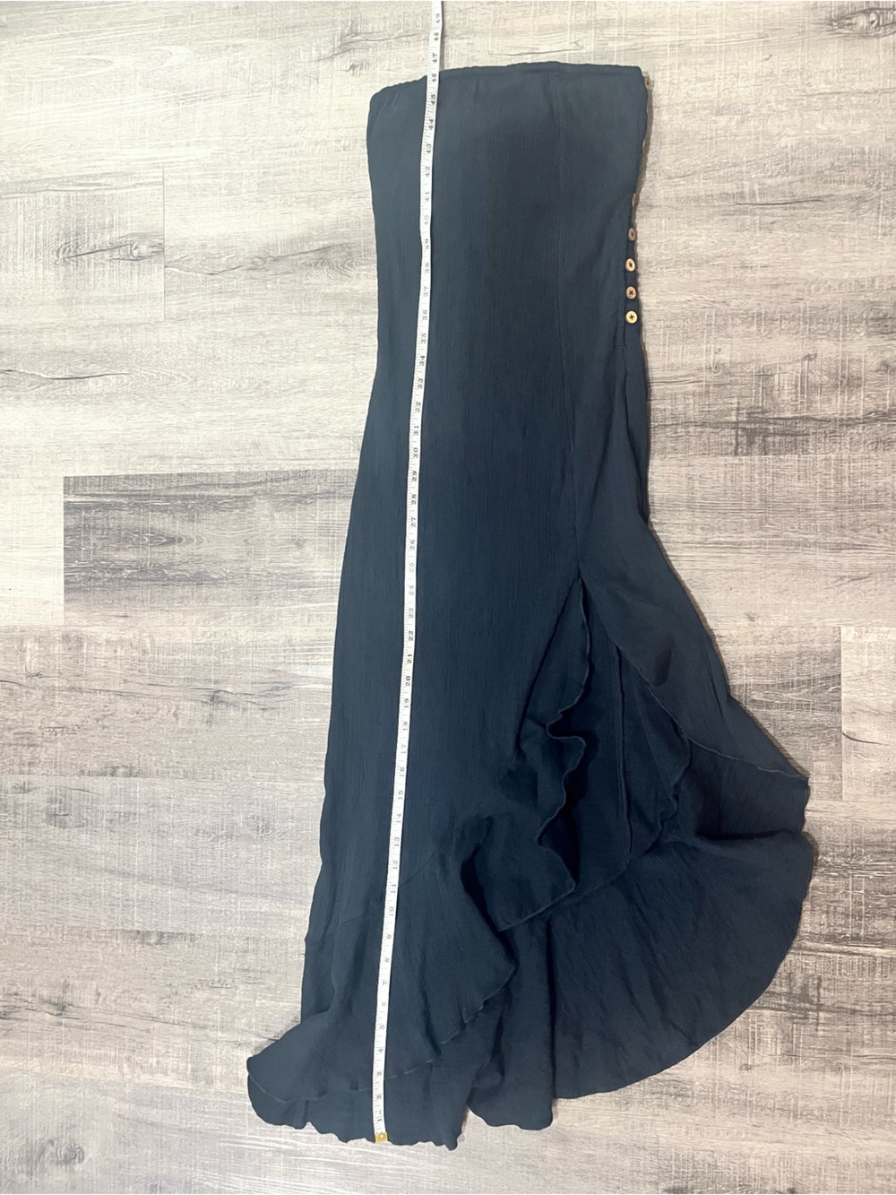 FREE PEOPLE Made Me Blush Midi Dress in Black - Picture 10 of 10